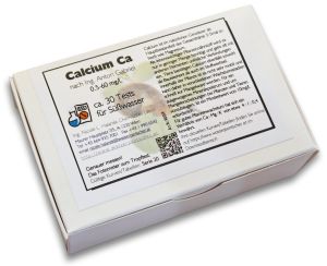 Calciumtest für Süßwasser - 0,5 bis 60mg/l messen mit Farbtafel oder hochgenau mit Fotometer